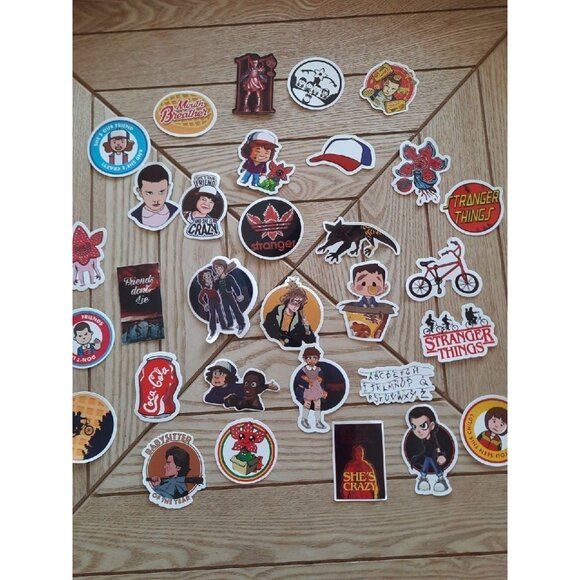 Stranger Things Stickers 50 pcs Steve eggos six new - Picture 2 of 4
